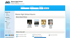 Desktop Screenshot of moorehighschool.net