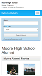 Mobile Screenshot of moorehighschool.net